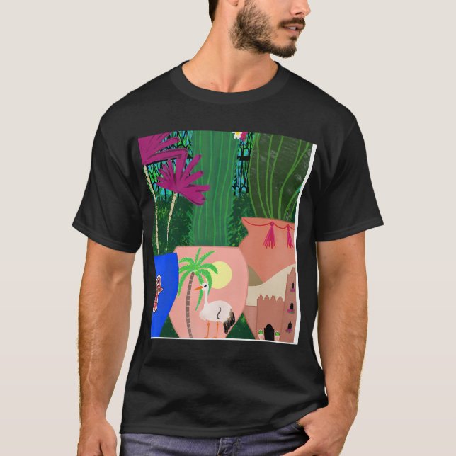 T-shirt Étrange Magie Dans La Botanique (Devant)