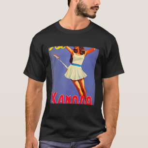 T-shirt Étrange Mais Fascinant Retro Vintage 1970 Tennis