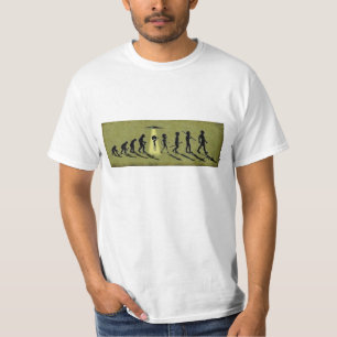 T-shirt étranger d'évolution