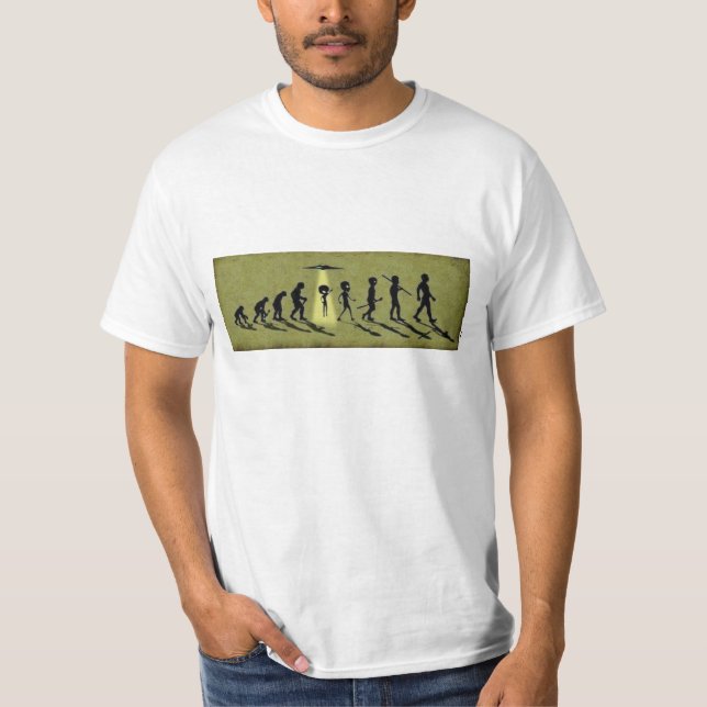 T-shirt étranger d'évolution (Devant)