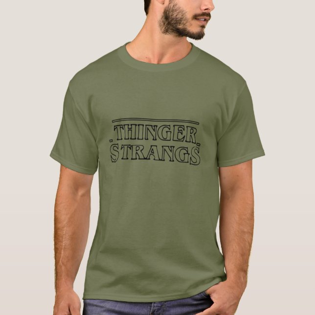 T-shirt étranges (Devant)