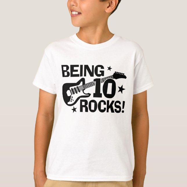 T-shirt Être 10 roches (Devant)