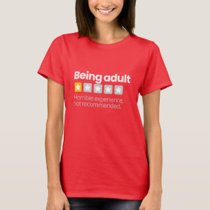 T-shirt Être adulte