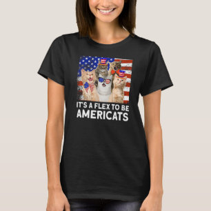 T-shirt Être Américain, c'est un Flex 4 juillet