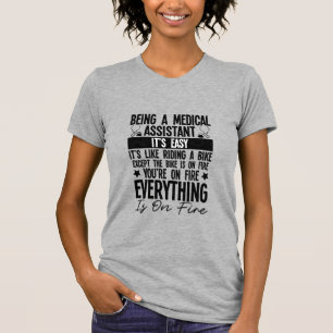 T-shirt Être assistant médical est facile