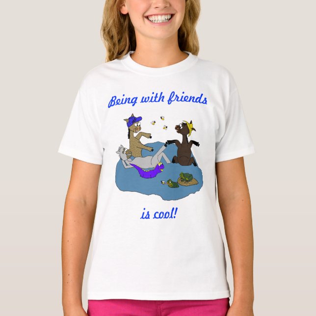 T-shirt Être Avec Des Amis Est Cool Sonoran Amis (Devant)
