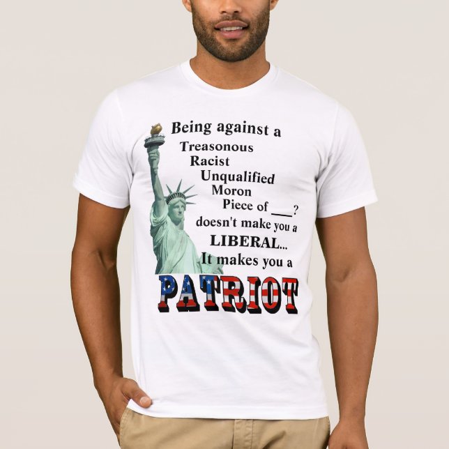 T-shirt Être contre un TRAITOR ne fait pas de vous un LIBÉ (Devant)