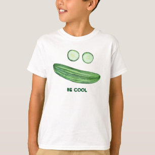T-shirt Être COOL en tant que Concombre Funny Watercolor F