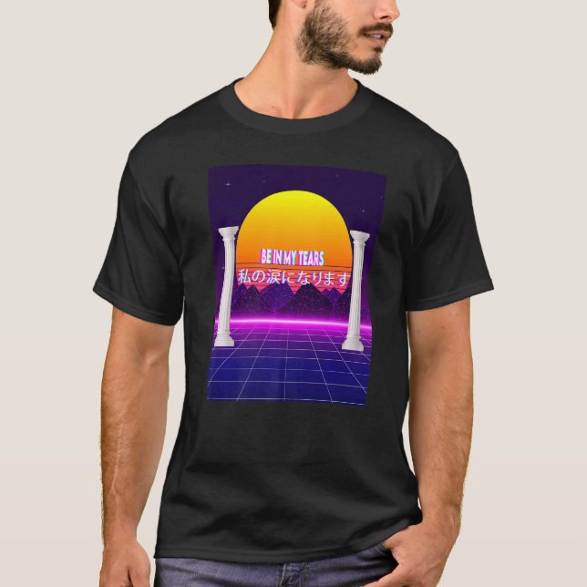 T-shirt Être dans mes larmes esthétique (Devant)