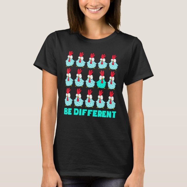 T-shirt Être différent (Devant)