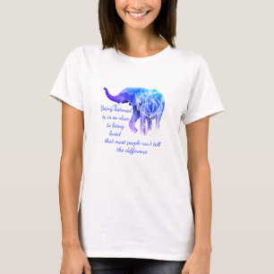 T-shirt Être écouté comme amour éléphant animal