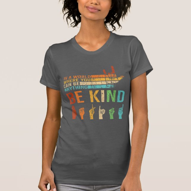 T-shirt Être gentil (Devant)