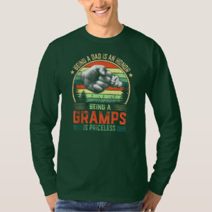 T-shirt Être Gramps est une Fête des pères drôle inest