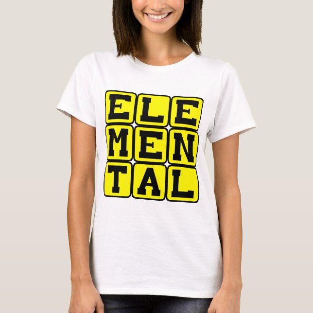 T-shirt Être mythique élémentaire (Devant)