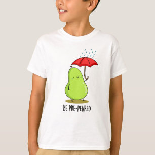 T-shirt Être Pré-Pear Cute Pear Dans Un Pluvier