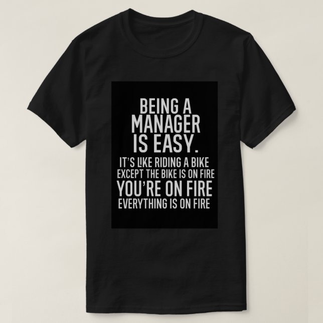 T-shirt Être Responsable Est Facile C'Est Comme Faire Un V (Design devant)