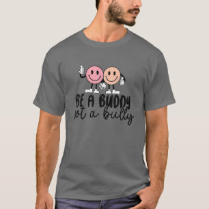T-shirt Être Un Époux Pas Un Anti-Violent Sourire Face Cl