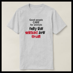 T-shirt Être un genre de droits animaux