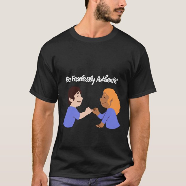 T-shirt 💫 Être un 💫 sans crainte (Devant)