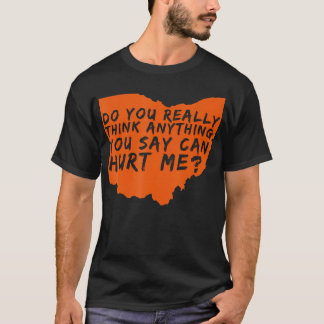 T-shirt Être Un Ventilateur Cleveland - Drôle Sport Tee
