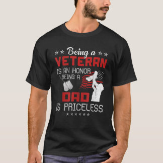 T-shirt Être Un Vétéran Est Un Honneur Un Père Est Une Arg