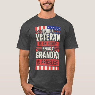T-shirt Être Un Vétérinaire Est Un Honneur Être Un Grand-P