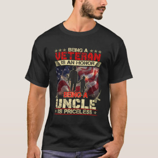 T-shirt Être Un Vétérinaire Est Un Honneur Être Un Oncle -