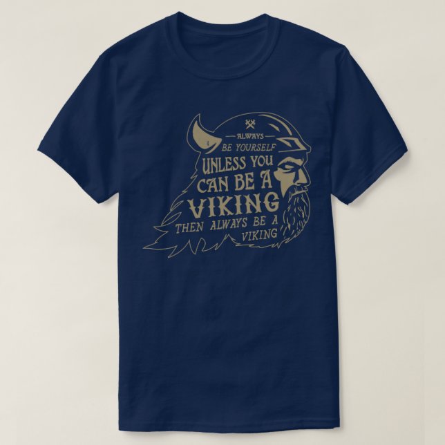 T-SHIRT ÊTRE UN VIKING 1 (Design devant)
