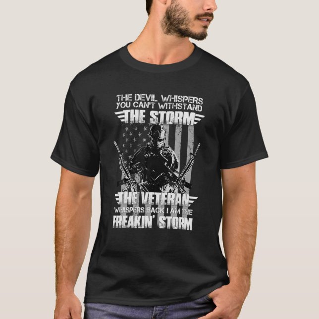 T-shirt Être une femme d'ancien combattant est un privilèg (Devant)