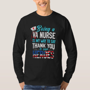 T-shirt Être Une Infirmière Va Est Ma Façon De Dire Merci