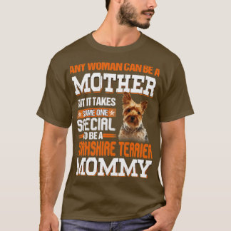 T-shirt Être une maman du Yorkshire terrier