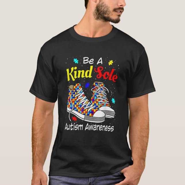 T-shirt Être Une Sensibilisation sur l'autisme Sole Genre  (Devant)