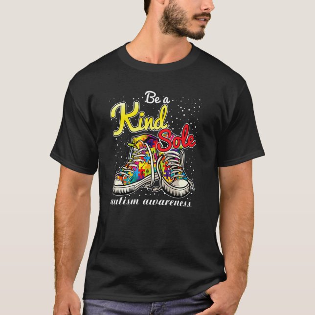 T-shirt Être Une Sensibilisation sur l'autisme Sole Genre  (Devant)