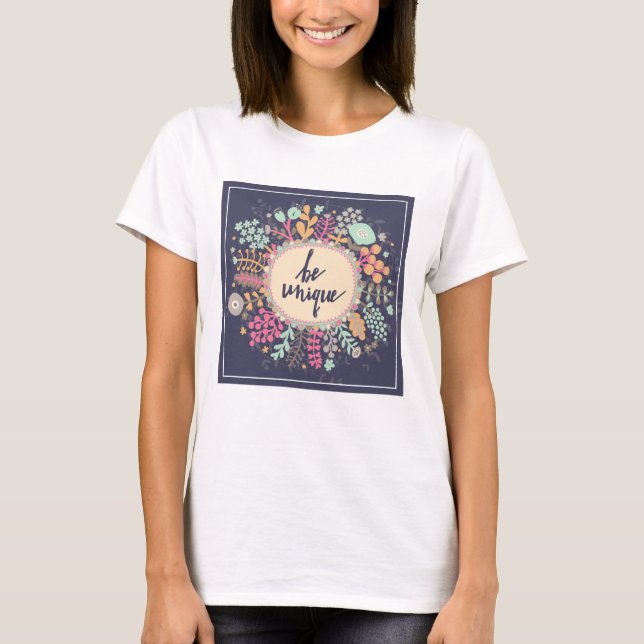 T-shirt Être unique (Devant)