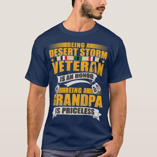 T-shirt Être Vétérinaire De Tempête Du Désert Est Un Grand (Devant)