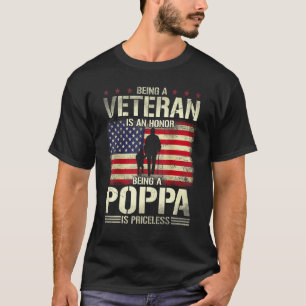 T-shirt Être Vétérinaire Est Un Honneur Etre Poppa Est Ine