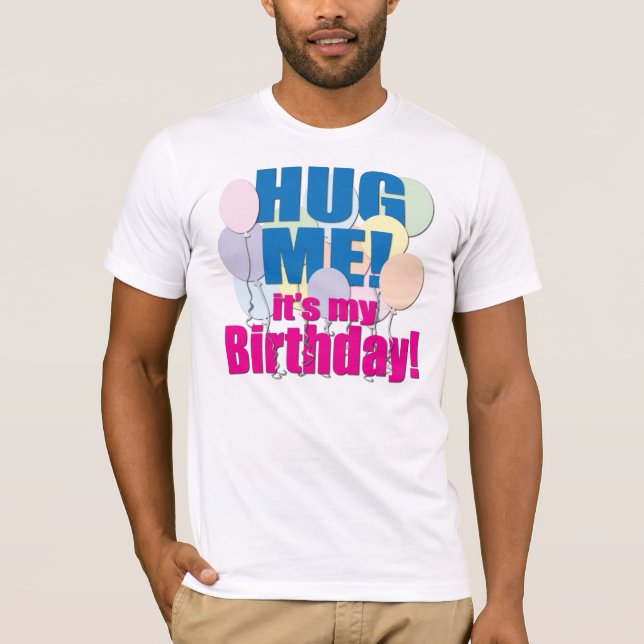 T-shirt Étreignez-moi ! Chemise d'anniversaire (Devant)