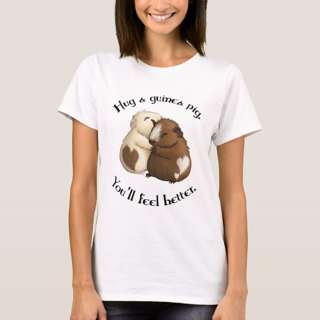 T-shirt Étreignez un cobaye (Devant)