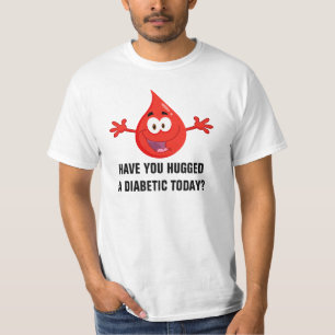 T-shirt Étreignez un diabétique