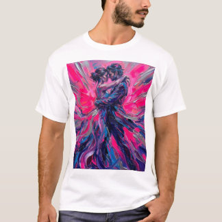 T-shirt Étreinte passionnée – Danse de dévotion