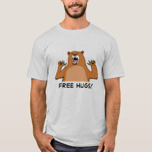 T-shirt Étreintes d'ours libres drôles