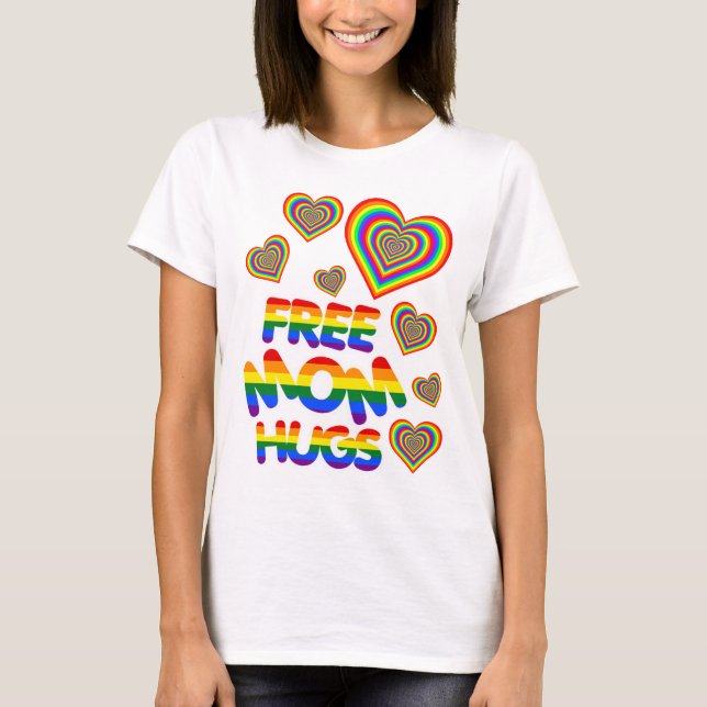 T-shirt Étreintes libres de maman (Devant)