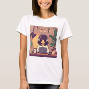 T-shirt Étude de la connexion sans fil