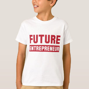T-shirt Étude de l'entrepreneur d'avenir de sucrerie