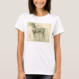 T-shirt Étude d'un cheval par Edgar Degas, Art Vintage