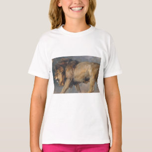 T-shirt Étude d'un lion (par Edwin Henry Landseer)
