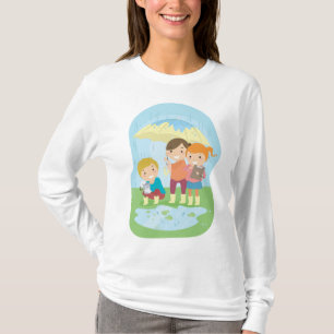 T-shirt Étude scientifique de la nature des enfants sous l