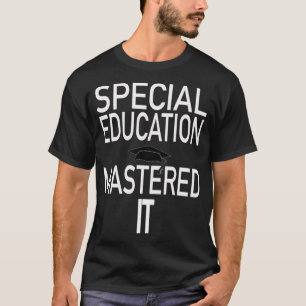 T-shirt Études spéciales Maîtrise Diplôme Conception des d