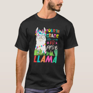 T-shirt Étudiant De 4E Année Retour À L'École Non Pro