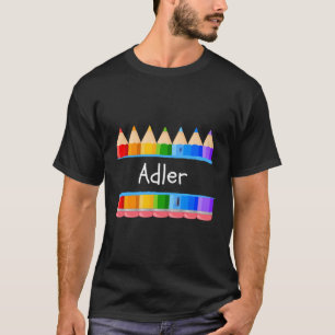 T-shirt Étudiant de l'école Nom de l'élève Adler Kindergen